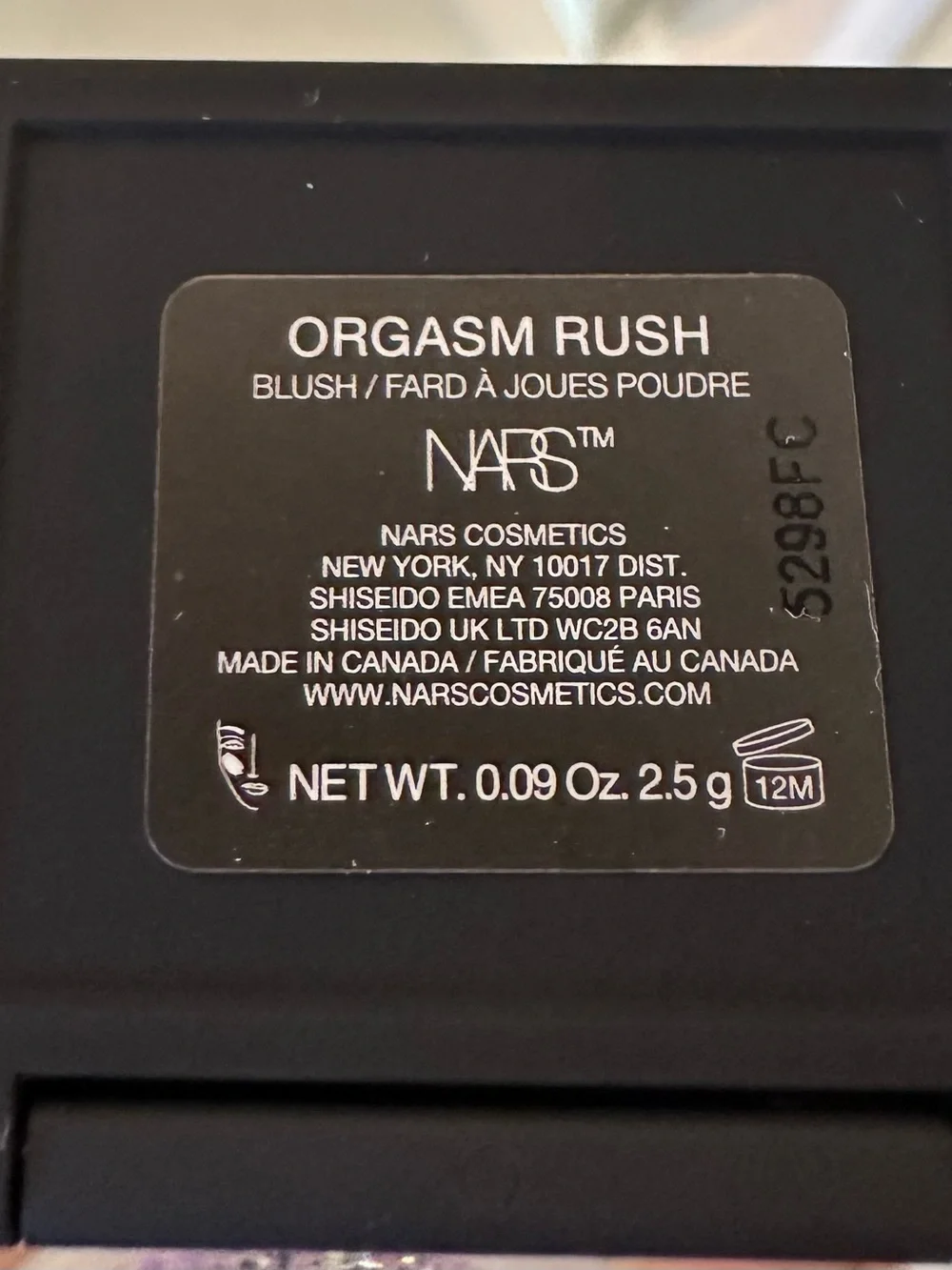 New NARS Blush “Orgasm Rush” Mini